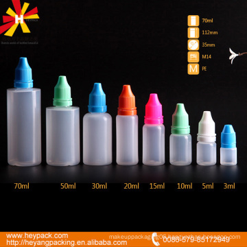 child proof cap plastic dropper bottle